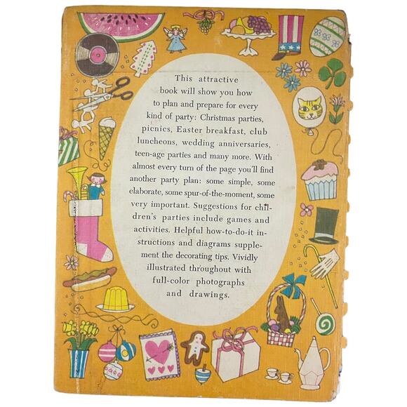 Betty Crocker's Party Book - A book with recipes and ideas for parties 1960 - Picture 2 of 6